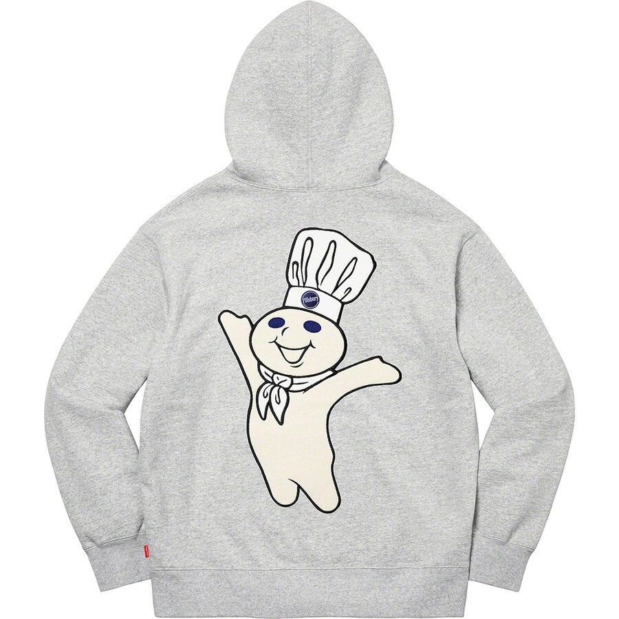 supreme doughboy zip up hooded sweatshirt
