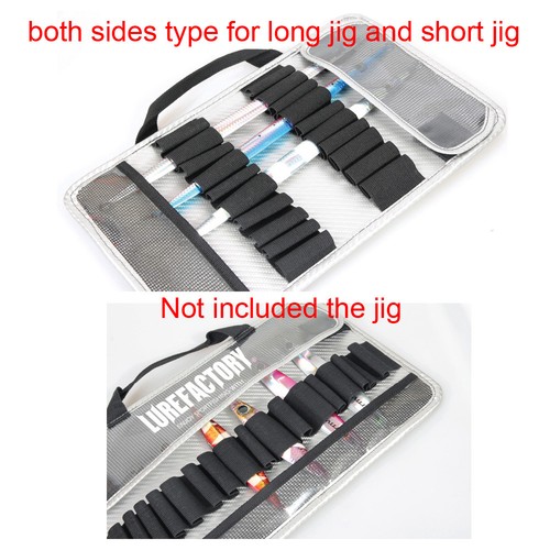 LF Metal Jig Bag Both Sides Case Jigging Bait Pack Holder Portable Bags Carrier - Picture 3 of 3