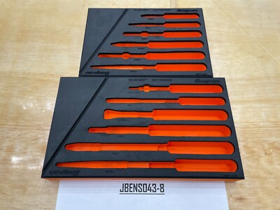 #ad Snap on Tools NEW ORANGE FOAM ORGANIZER TRAYS for 12pc Essential Plier Sets $199.95