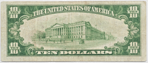1929 First National Bank of Binghamton NY 10 $ T1 - Bild 2 von 2
