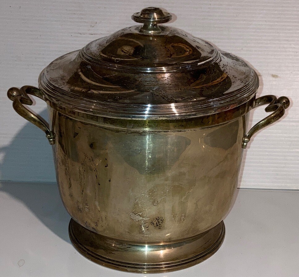 Rare Vintage Tiffany Co Sterling Silver Thermos Ice Bucket Cooler