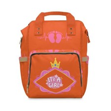 It's A Girl Multifunctional Diaper Backpack IAG2
