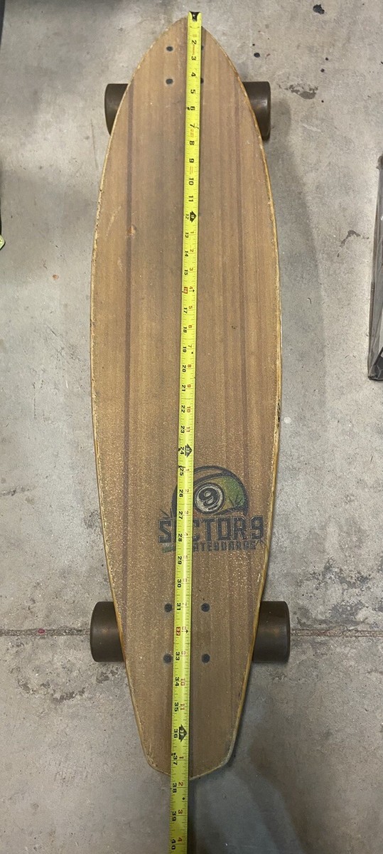 Longboard Sector 9 Shacked Shoots – Bambou, 33,5", Complet Et Rare