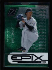 PEDRO MARTINEZ 2005 DONRUSS ZENITH #E-13 EPIX PLAY GREEN #064/150 AY5313