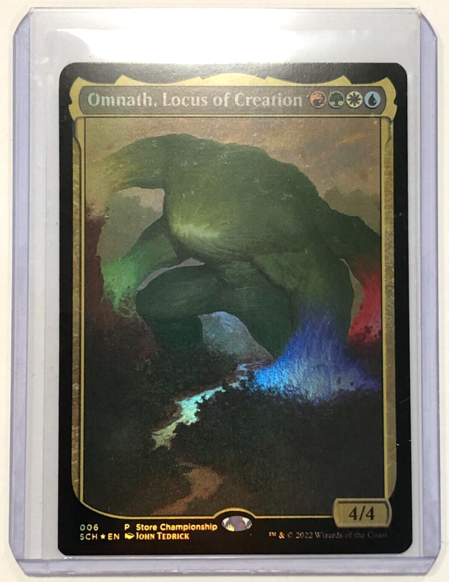 Omnath, Locus of Creation Full Art Foil Store Championship Promo