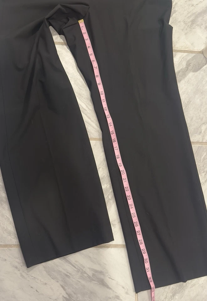 Pantalones de vestir negros de pierna completa calce curvilíneo Sejour para mujer talla 16W nuevos con etiquetas Foto 4 de 4