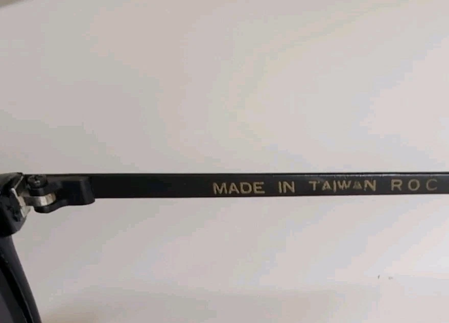 Gafas de sol vintage OTT de espectro completo negras lágrima Dr John Ott UV raras usadas Foto 4 de 4