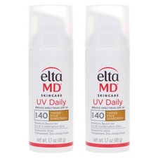 ELTAMD UV BROAD SPECTRUM SPF 40 TINTED FACE SUNSCREEN 1.7 OZ 2 PACK EXP 07/2027