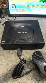 FULLY TESTED WORKING Sega Saturn Video Game Console System Black MK-80000
