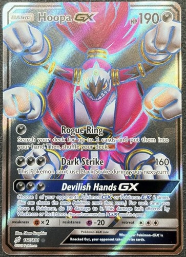 Hoopa GX (Full Art) 166/181 Sm-Team Up Holo