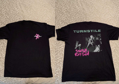 2 Sides Turnstile Step 2 Rhytnm T Shirt Black Cotton S-5XL HD514