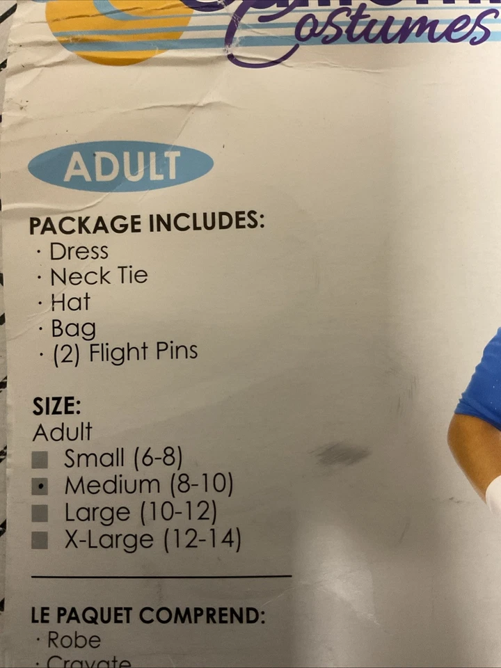 🥥Disfraces California Azafata Retro Disfraz Mujer Talla M🆕COMO SE MUESTRA Foto 4 de 4