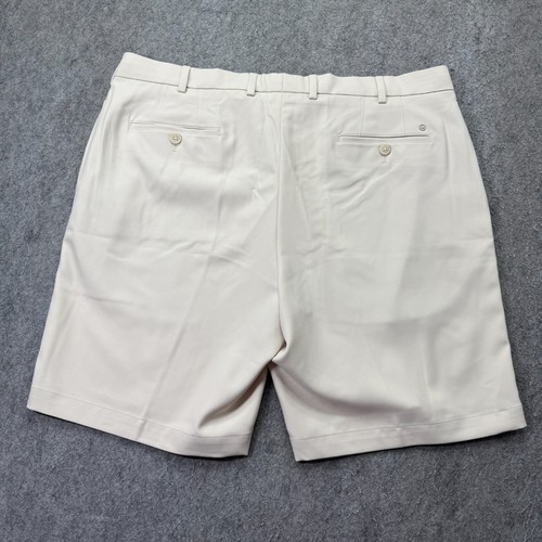 Peter Millar Salem Performance Golf Shorts Men 38 Beige Stone 9" Classic Fit - Picture 10 of 17