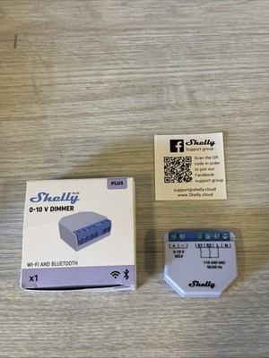 Shelly Plus 0-10V Dimmer | WiFi & Bluetooth Smart Dimmschalter | Dimmbares Licht