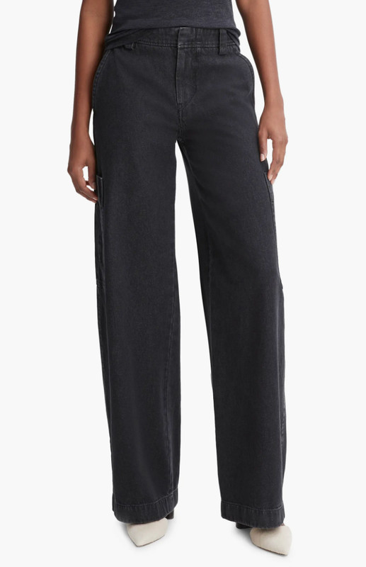 Vince Utility Straight Leg Cargo Jeans - Size 0