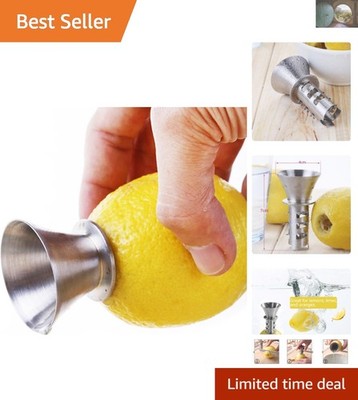 Compact and Durable Manual Lemon Juicer   Squeeze, Pour, and Enjoy Fresh Juice