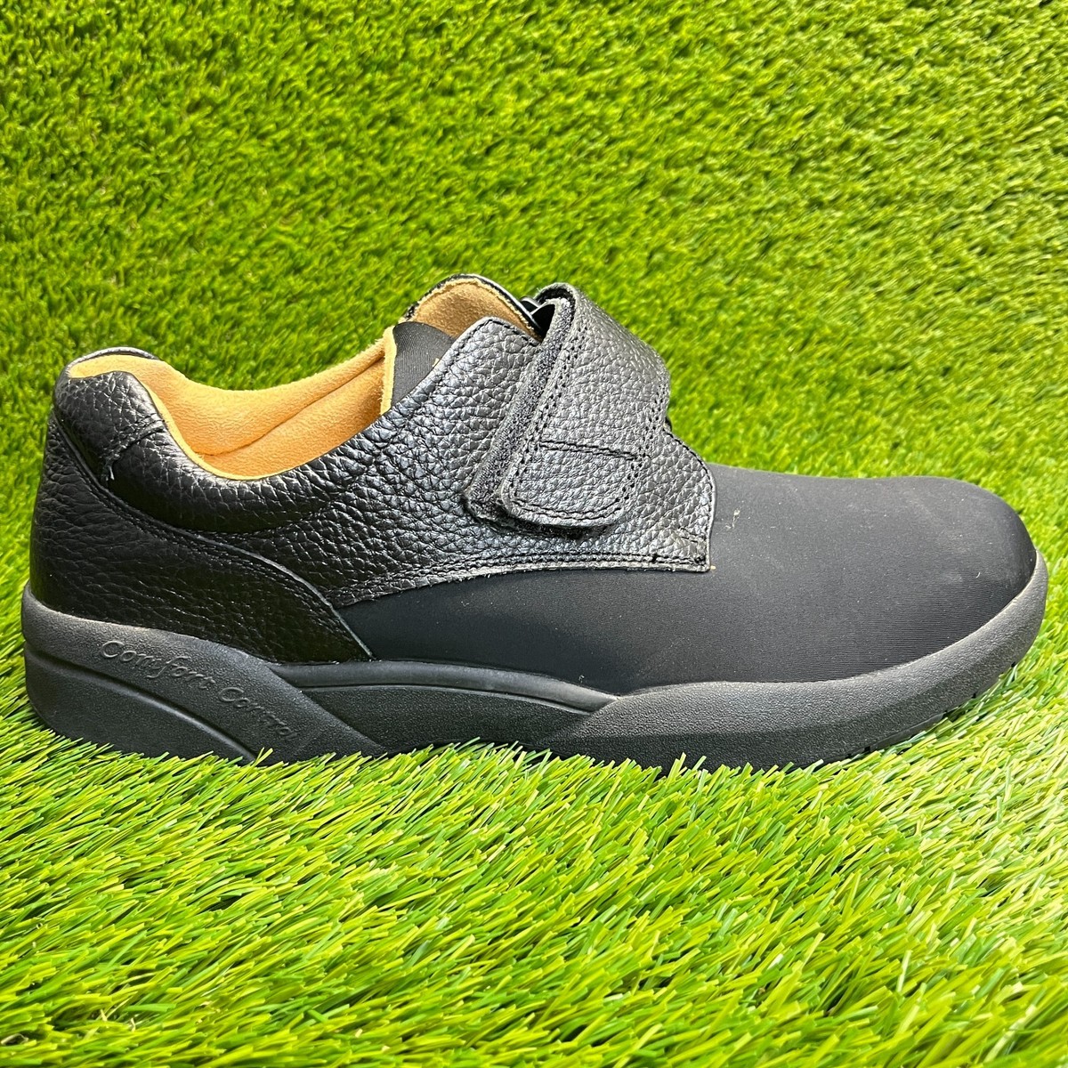 Dr. Comfort Brian Men Walking Shoe Sz 13 Wide Therapeutic Diabetic Black Leather Dr. Comfort Brian Mens black Stretchable Diabetic Casual  main image 3