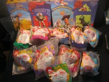 Toy Story 2   "10 Different Toys  Plus Happy Meal Boxes"  NIP McDonald's 1999