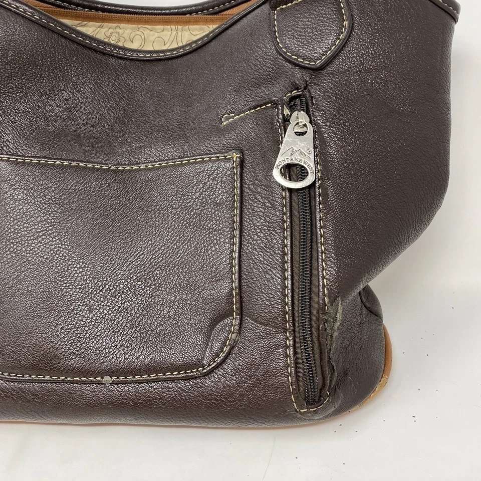 Bolso de Hombro Montana West Marrón Oculto Llevar Tachonado Marrón Western Bling Foto 4 de 4