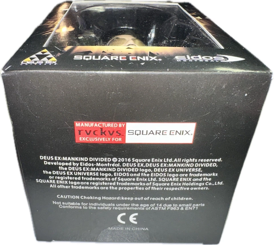 Deus Ex Mankind Divided Adam Jansen 3" Mini Figure NIB Loot Crate Figurine NEW - Image 4 of 4