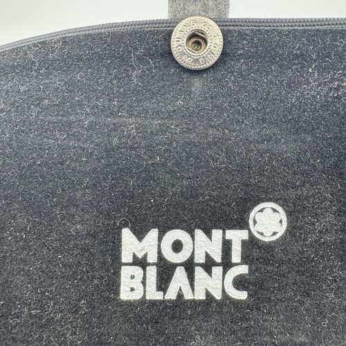 Vintage Montblanc Black Leather Eyeglasses Sunglasses Case - Picture 6 of 10