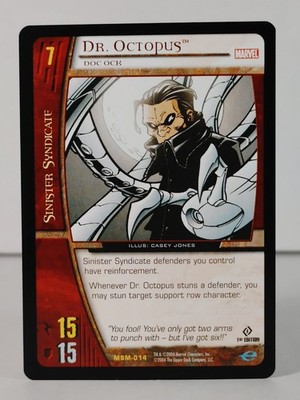 Dr. Octopus - Doc Ock  - Web of Spider-Man - VS system - MSM 014 - 1st ed -A