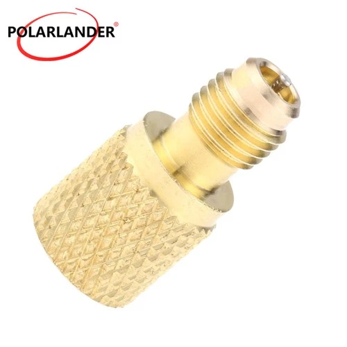 1/4" Male to 1/2" Female R134A Brass Adapter Fitting for AC Refrigerant System
