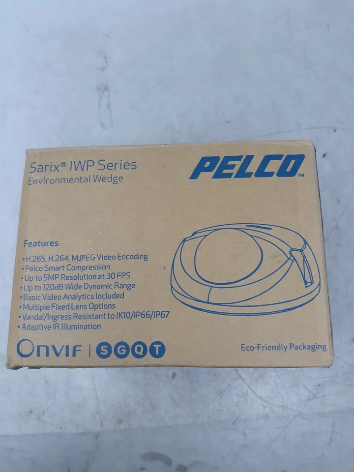 Pelco Sarix IWP233-1ERS Environmental Wedge IP Camera 5MP IR ONVIF - Image 4 of 4