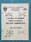 Gateway To German, USAREUR Language Program, Field Test Edition, 1977 — photo 1
