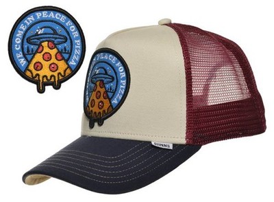 Djinns Trucker Cap HFT Cap Food Peace Pizza Basecap netz Schild Mütze Baseball C