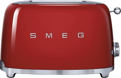 Smeg TSF01RDEU Rot Toaster neu ovp