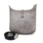 Hermès Evelyne PM 2002 Black White Dalmatian Silver Hardware Box #SN188