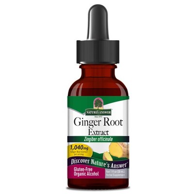 Nature s Answer Ingwerwurzelextrakt 1040mg - 30ml Bio Alkohol