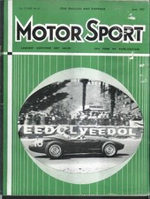 MOTOR SPORT Jaguar MG Formula II Ferrari Grand Prix Monaco 6 1957