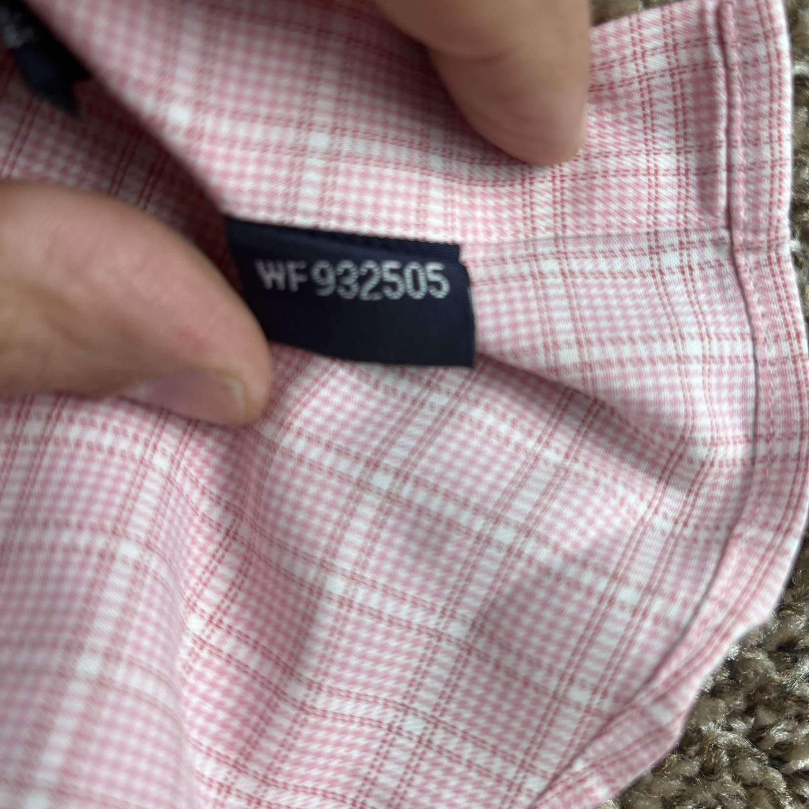 Vintage Faconnable Dress Shirt Designed In France By Albert Goldberg Pink Mens M