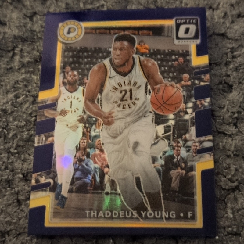 Panini 2017-18 Donruss Optic Thaddeus Young Indiana Pacers #56 Card