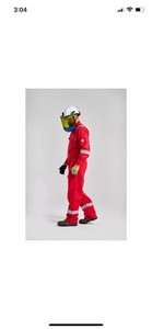 PORTWEST BIZFLAME 88/12 IONA FR COVERALL ARC2 SIZE XL RED FR94 FLAME RESISTAN