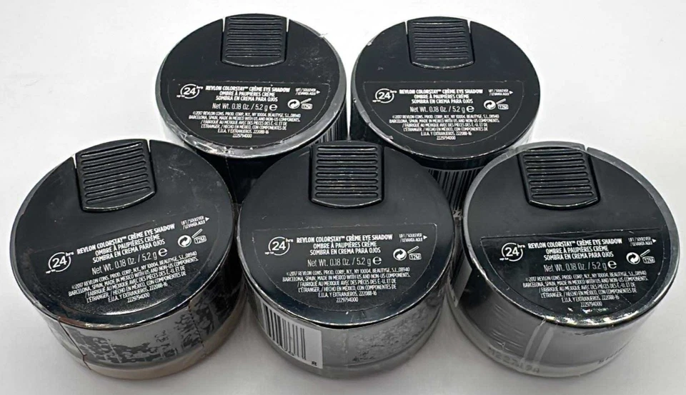 5PC Revlon Colorstay Creme Eyeshadow Set ~ NO COLOR REPEATS ~ SEALED ~ FAST SHIP - Image 2 of 2