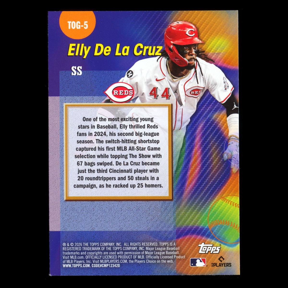 Elly De La Cruz 2026 Topps Titans of The Game Reds | eBay
