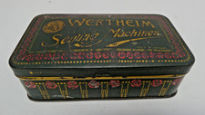 VINTAGE WERTHEIM GERMANY SEWING MACHINES TRINKET BOX STORAGE TN