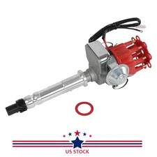 Ignition Distributor w/ Cap & Rotor For Chevy SBC BBC 283 305 327 350 454 V8 R2R