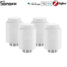1/2/4PCS SONOFF Zigbee Thermostatic Radiator Valve,Smart Home Heating Thermostat