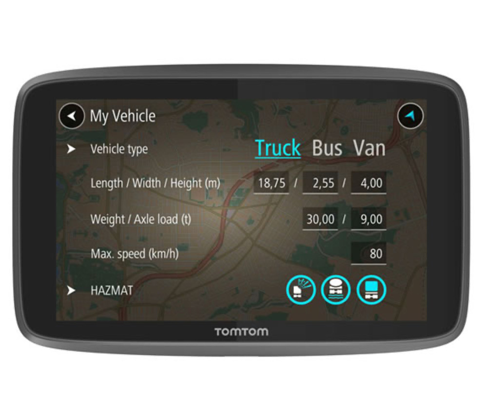 TomTom GO 520 HGV Trucker, autobús 5 pulgadas Reino Unido UE navegación por satélite tráfico en vivo mapa del mundo