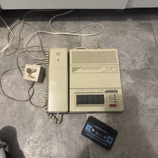 Vintage sound design model 7770 phone, cassette player Working