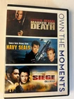 Marked for Death Navy Seals Siege DVD 3 Movie Set Steve Seagal Charlie Sheen