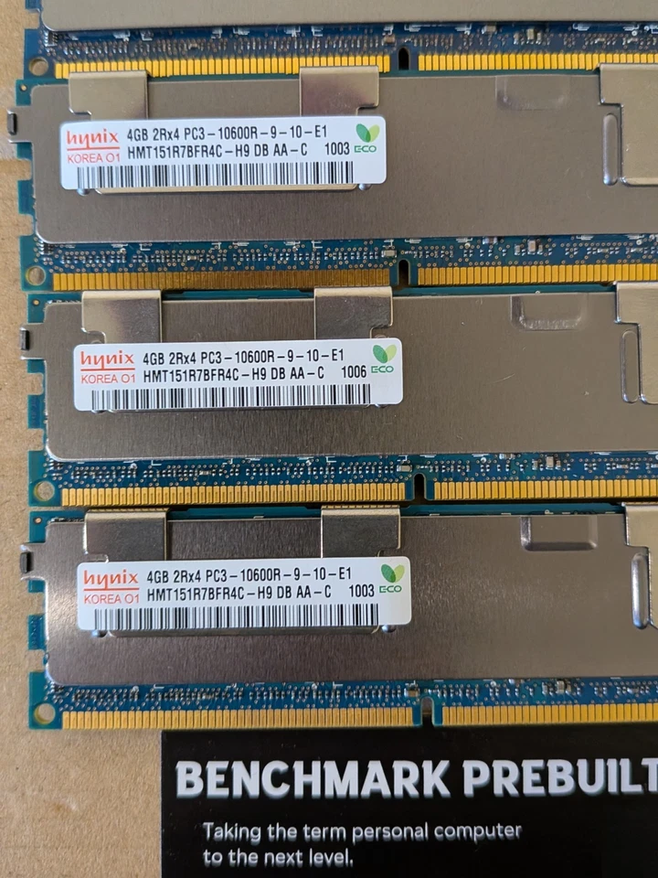 (8x4gb) 500203-061, HP, 4GB, PC3-10600R, M393B5170EH1-CH9 Server DRAM - Image 4 of 4