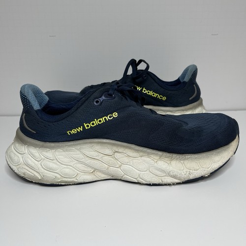 Scarpe da corsa New Balance Fresh Foam More v3 Navy Lime da uomo larghe 11,5 2E - Foto 5 di 10