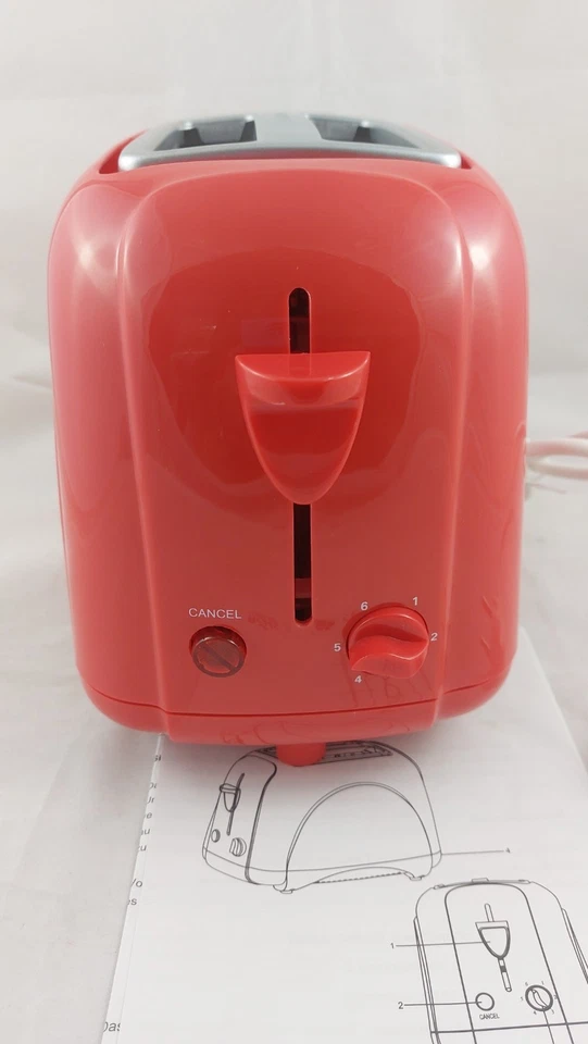 Bild Logo-Toaster  Rot 2 Scheiben-Toaster von ari international - Bild 3 von 4