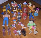 Random Vintage Action Figure Lot - MOTU TMNT GI Joe Peanuts Toy Old - Used