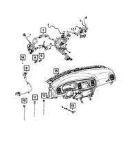 Genuine Mopar USB Auxiliary Port Cable 68232705AA